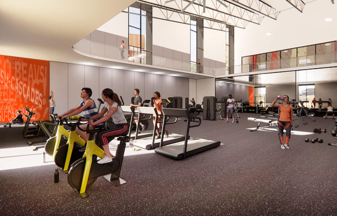 SHRC Illustration of indoor gym