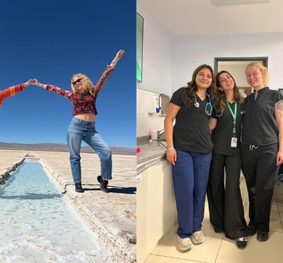 Elsa studying abroad in Argentina