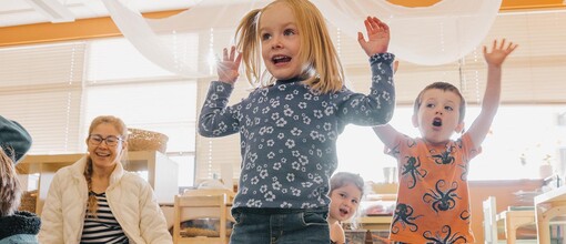 children dancing
