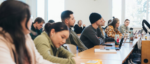 Students in class