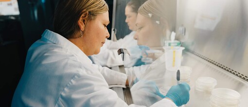 OSU students in lab