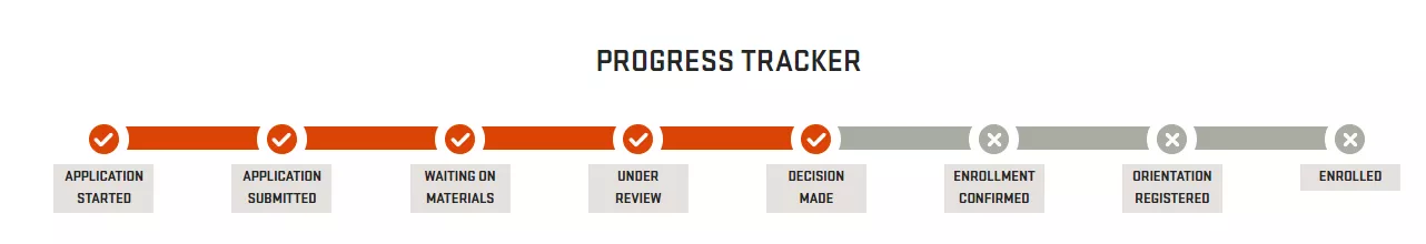 Progress Tracker Screenshot