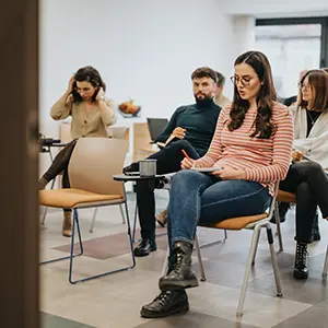 Students in class
