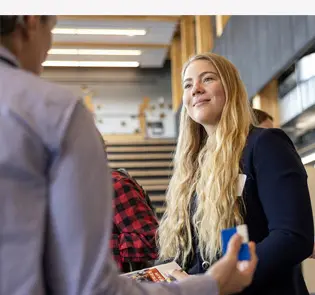OSU student smiling