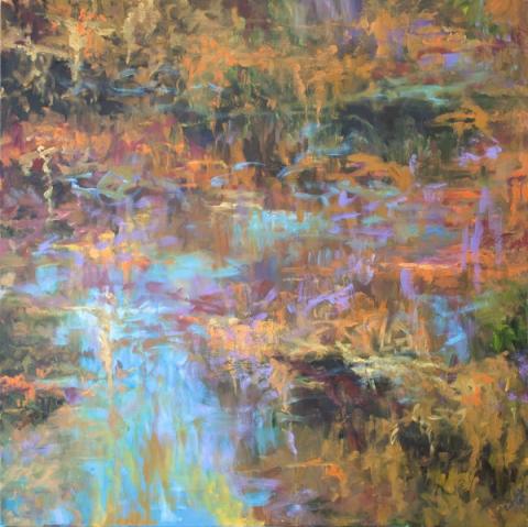 "Pond Reflections" By Barbara Walsh