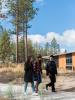 students walking on OSU-Cascades campus in Bend